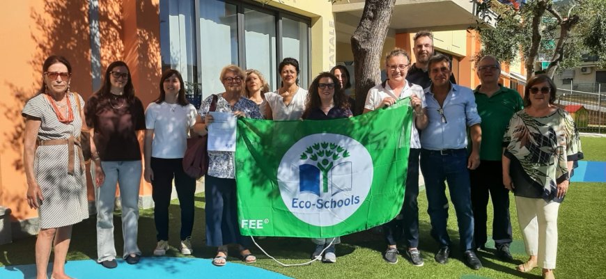 Alle scuole Badarò di Laigueglia sventola la “Bandiera Verde”