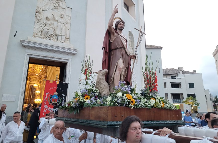 Mercoledì 24 giugno si celebrerà a Loano la festa patronale di San Giovanni Battista