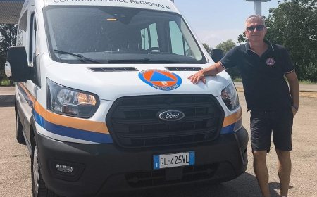 Il volontario del gruppo di protezione civile di Loano Ivan Robecchi ha partecipato al gemellaggio Aib tra i sistemi regionali di Protezione Civile della Liguria e della Calabria
