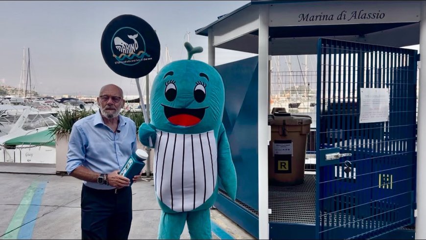 Marina di Alassio: porto Bandiera Blu, promuove le buone pratiche ambientali nel campo dei rifiuti speciali