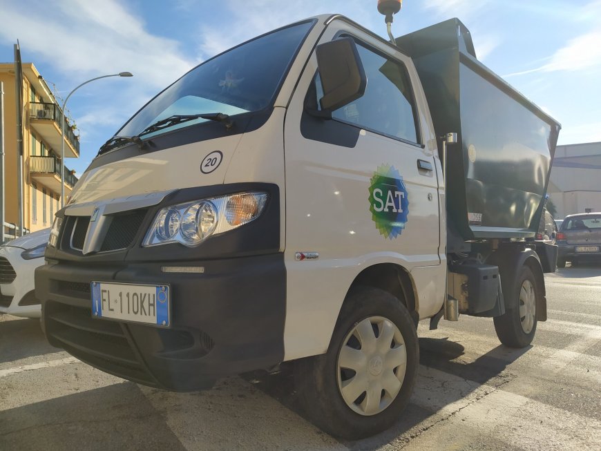 A Laigueglia più passaggi dei mezzi Sat sia di giorno che di notte per tenere pulito il borgo
