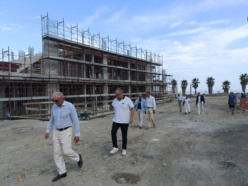 Investimenti nello sport : il Presidente del CONI Luciano Buonfiglio  ricevuto dal sindaco di Sanremo Alessandro Mager