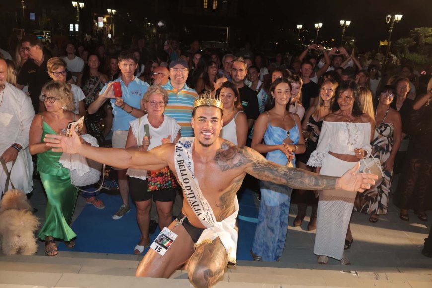 Riccardo Sparacciari, ventisettenne di Frascati, eletto “Il + Bello d’Italia” 2026 ad Alassio