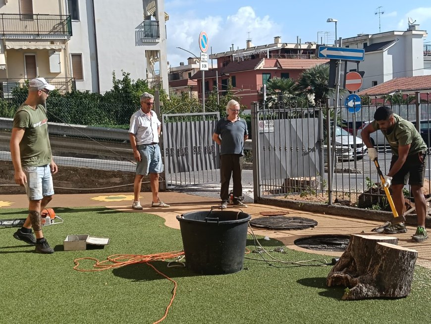 Laigueglia, alla scuola Badarò lavori di manutenzione esterni e interni prima del suono della campanella