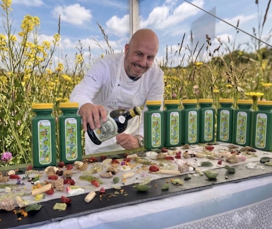Salone del Camper: i fiori eduli dell'agriturismo Il Colletto e Tastee.it di Albenga protagonisti della cucina ecologista con la campagna «Stop Food Oils Into Nature»