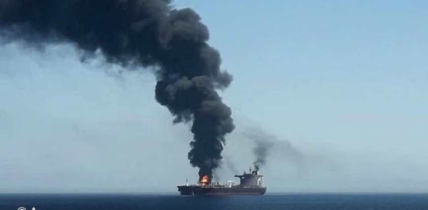 Superpetroliera urta una mina nello stretto di Hormuz ed esplode
