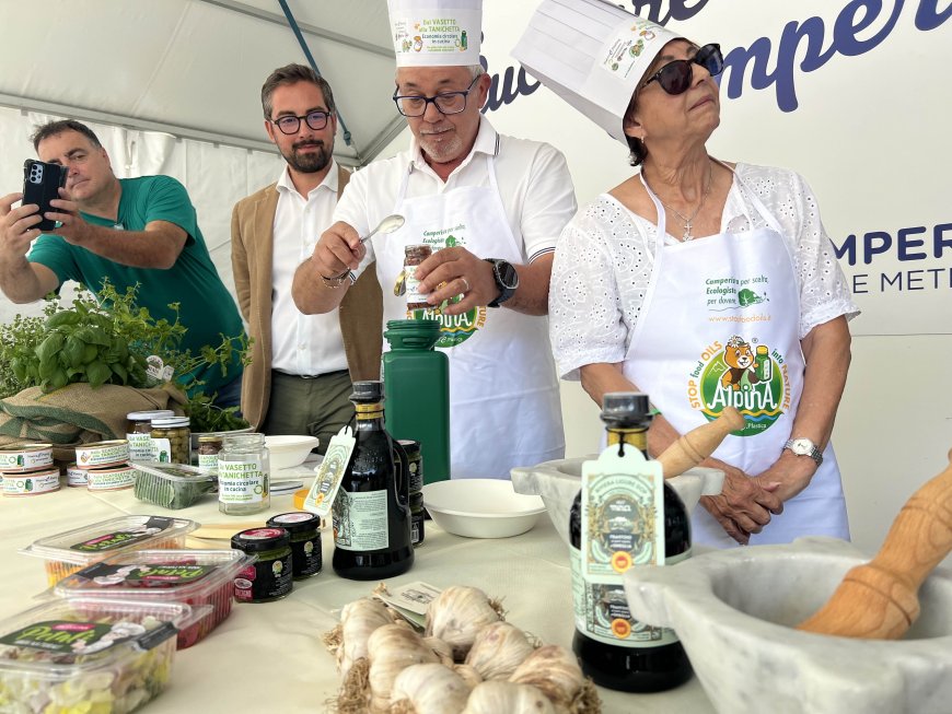 Salone del Camper: i camperisti testimonial delle eccellenze liguri con «Natura Viva», il quadro edibile firmato dallo Chef Revel