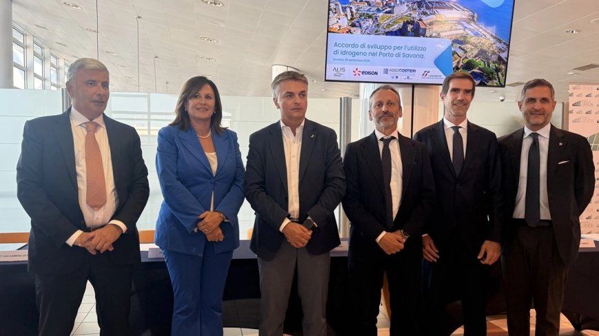 Idrogeno verde nel porto di Savona, firmato l’accordo per il progetto pilota
