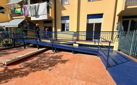 Ultimo sopralluogo ad Albenga nella “Casa senza Barriere”
