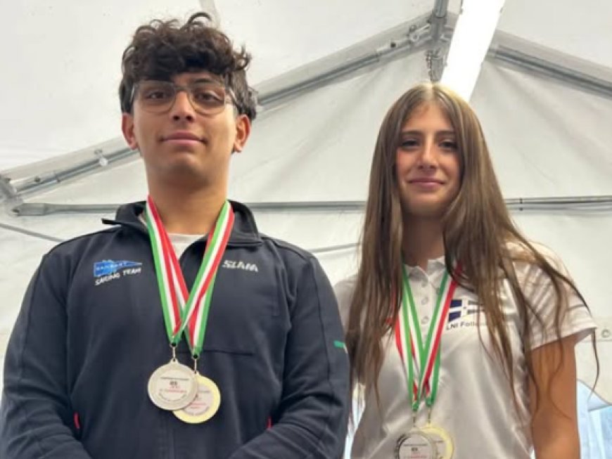 Sanbàrt protagonista ai Campionati Italiani classe RS500: oro mixed e argento assoluto per Federico Bastini e Agata Ferini