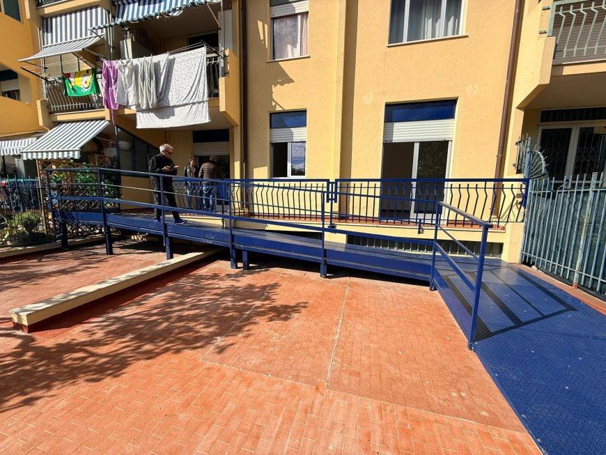 Ultimo sopralluogo ad Albenga nella “Casa senza Barriere”